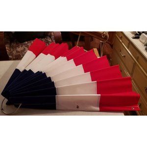 6 Pleated US Fan Flag Expands 32inches